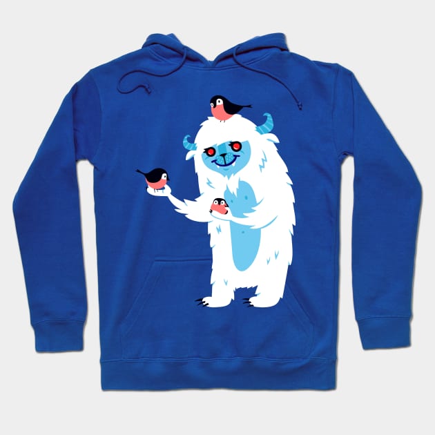 Yeti With Pals Hoodie by machmigo